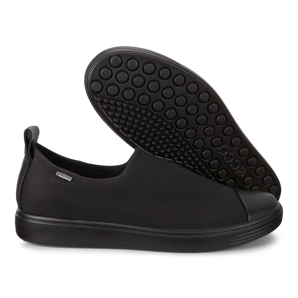 Slip On Mujer - ECCO Soft 7 Sneakers - Negros - FEY026917